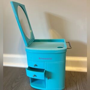 American Girl Doll Truly Me Blue Hairstyling Caddy